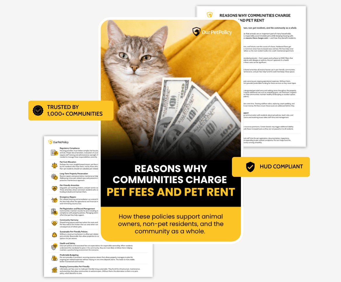pet fees